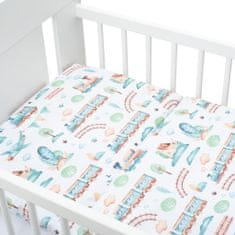 NEW BABY 2-dielné posteľné obliečky 100/135 cm vláčik