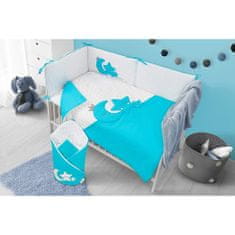 BELISIMA 3-dielne posteľné obliečky Magic Stars 100/135 tyrkysové