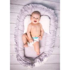 BELISIMA Luxusné hniezdočko pre bábätko Králiček sivo-ružové