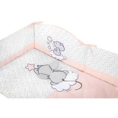 BELISIMA 6-dielne posteľné obliečky Cute Mouse 90/120 ružové
