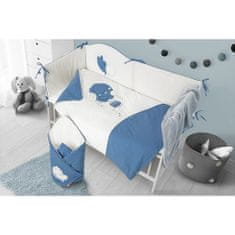 BELISIMA 6-dielne posteľné obliečky Ballons 90/120 modré