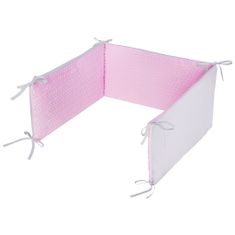 BELISIMA 6-dielne posteľné obliečky Králiček 100/135 ružovo-sivé