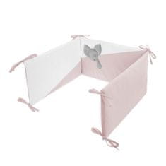 BELISIMA 3-dielne posteľné obliečky Mouse 100/135 ružové