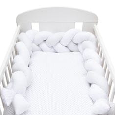 NEW BABY 2-dielne posteľné obliečky 90/120 cm Minka a Bodky sivé