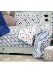BELISIMA 6-dielne posteľné obliečky Mačiatka 100/135 modré