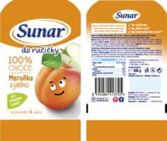Sunar Do ručičky ovocná kapsička marhuľa 12 x 100 g