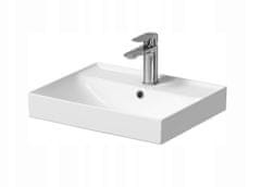 CERSANIT Larga, skrinkové umývadlo 50x40 cm, biela, K120-008
