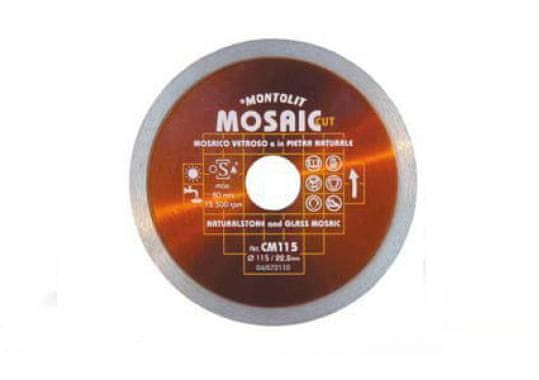 Montolit Kotúč na rezanie sklenenej mozaiky Cm125 X 22,2Mm