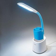 TIROSS Stolná lampa 60 Smd Led bielo-modrá