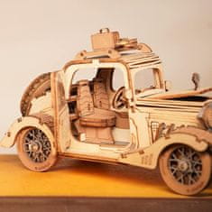 Robotime Rolife 3D drevené puzzle Historický automobil 164 dielikov