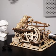 Robotime Rokr 3D drevené puzzle Guličková dráha: Parkour 254 dielikov