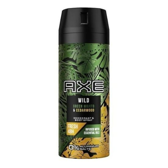 Axe Tělový sprej pre mužov Wild Green Mojito & Cedarwood 150 ml