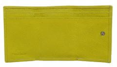 Dámska kožená peňaženka 1756 neon lime