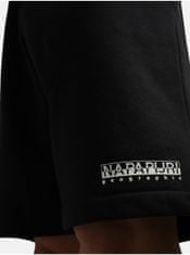 Napapijri Čierne pánske teplákové šortky NAPAPIJRI N-Box M
