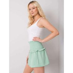 Och Bella Dámska mini sukňa zelená Joanna OCH BELLA mint TW-SD-BI-26716.47_367728 S