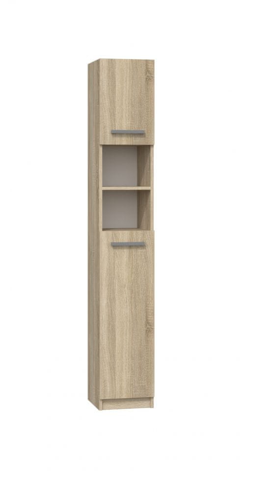 Artenat Kúpeľňová skrinka Marbela, 183 cm, dub sonoma