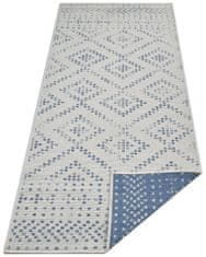 Mujkoberec Original AKCIA: 80x150 cm Kusový koberec Mujkoberec Original Nora 105006 Blue Creme – na von aj na doma 80x150
