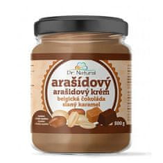 Dr.Natural Arašidový krém belgická čokoláda slaný karamel 500 g