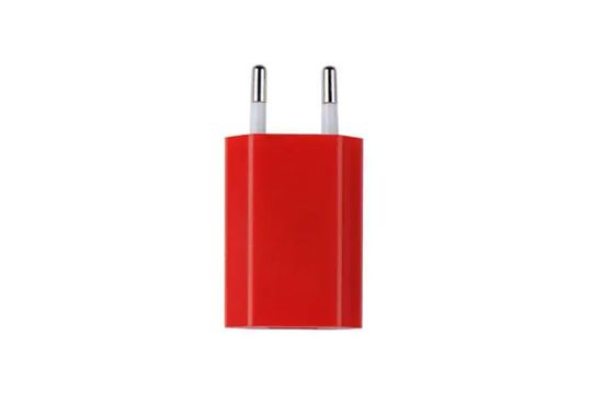 CoolCeny Univerzálny USB Adaptér - nabíjačka 5V / 1A - Červená