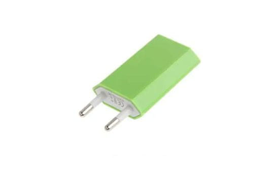 CoolCeny Univerzálny USB Adaptér - nabíjačka 5V / 1A - Zelená