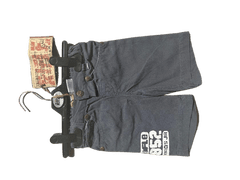 Unison  Detské kraťasy,šortky značky Rifle dlhé šedé, veľkosť 6/9 mesiacov