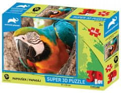 Prime 3D Puzzle Papagáj 3D 48 dielikov
