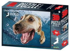 Prime 3D Puzzle Potápajúce sa psy: Nevada 3D 300 dielikov