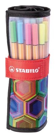 Stabilo Linery "Point 88 ARTY", 25 rôznych farieb, 0,4 mm, 8825-071-20