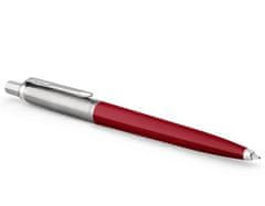 Parker Guľôčkové pero "Royal Jotter Originals", modré, 0,7 mm, strieborný klip, červené telo pera