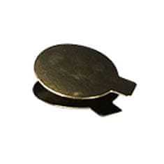 Dekora Podložka zlato-čierna okrúhla na minidezert 8 cm 1 ks