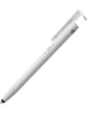 FIXED Pen - propiska 3v1 sa stylusam a stojánkem, antibakteriální povrch, hliníkové tělo (FIXPEN-WH), biela