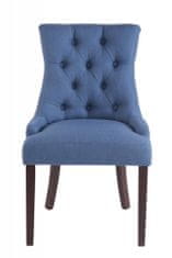 BHM Germany Jedálenská stolička Arton (SET 2 ks), modrá / hnedá