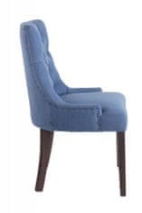 BHM Germany Jedálenská stolička Arton (SET 2 ks), modrá / hnedá