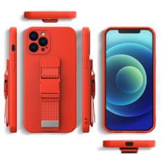 FORCELL puzdro na mobil s popruhem Rope Case iPhone 12 pre Max , tmavo, zelená, 9145576217955