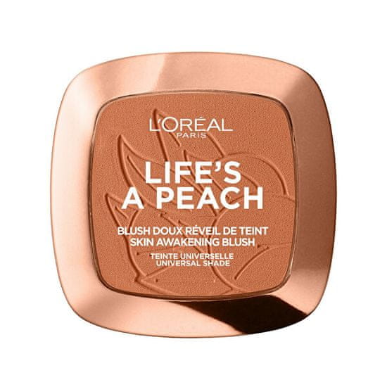 Loreal Paris Púdrová tvárenka s obsahom prírodných olejov Life`sa Peach (Blush) 9 g