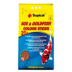 TROPICAL Koi&Goldfish Colour Sticks 20l/1600g vyfarbujúce krmivo pre jazierkové ryby