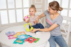 Farfarland Detské puzzle - "Cutie". Vzdelávacie hračky rozvíjajú pozornosť, pozorovanie a motorické zručnosti. Puzzle pre deti