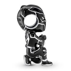 Pandora Štýlový strieborný prívesok Black Panther Marvel 790783C01