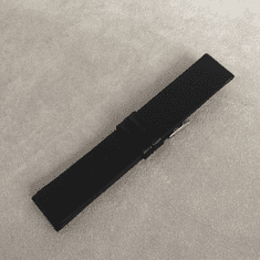 LAVVU Čierny hladký remienok PLAIN z luxusnej kože TOP GRAIN - 20