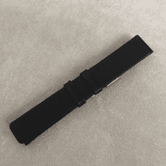 LAVVU Čierny hladký remienok PLAIN z luxusnej kože TOP GRAIN - 18