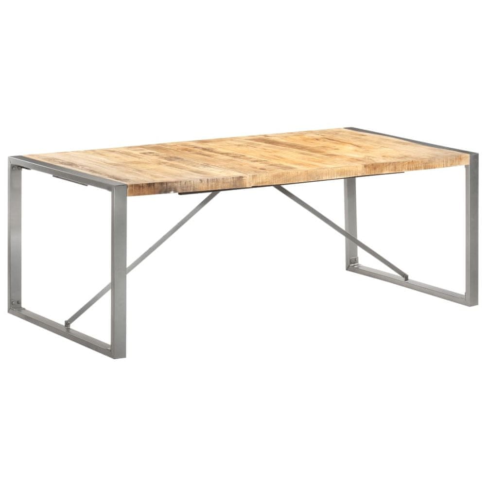 Petromila vidaXL Jedálenský stôl 200x100x75 cm masívne surové mangovníkové drevo