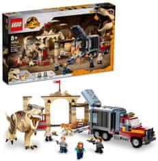 LEGO Jurassic World 76948 Útek T-rexe a atrociraptora