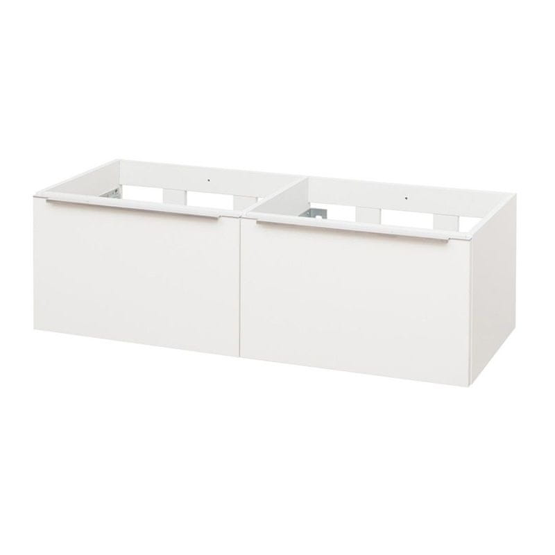 Mereo Mailo kúpeľňová skrinka, spodná, biela, 2 zásuvky, 1210x700x480 mm CN518S - Mereo