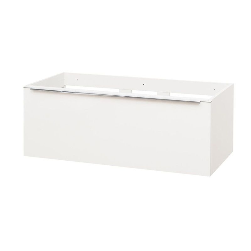 Mereo Mailo kúpeľňová skrinka, spodná, biela, 1 zásuvka, 1010x470x480 mm CN517S - Mereo