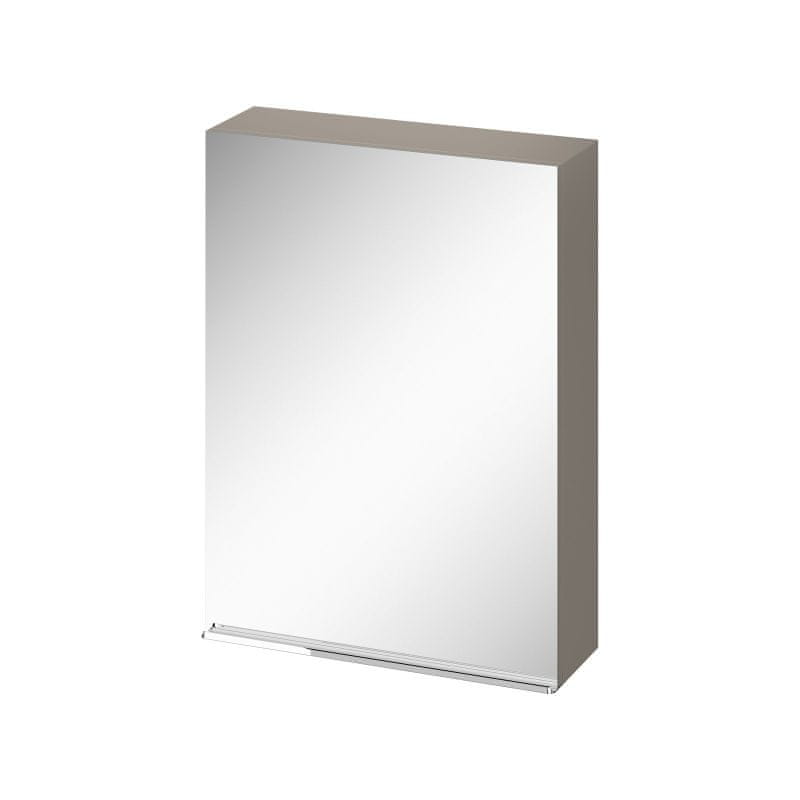 CERSANIT Virgo zrkadlová skrinka 60 sivá, úchyt chróm S522-015 - Cersanit