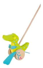 Goki Drevený krokodíl s tyčou