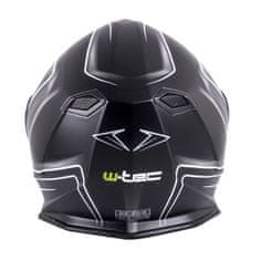 W-TEC Moto helma V127 Farba matne čierna, Veľkosť XL (61-62)