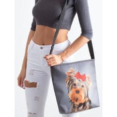 Lorenti Dámska plstená kabelka s potlačou psa DOGGO sivá CE-TR-073.72P__FunkyPUPIL_318423 Univerzálne