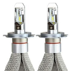 AMIO LED žiarovky pre hlavné svietenie H4 50W RS+ Slim séria