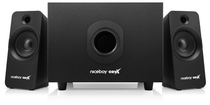 Herné reproduktory k PC Niceboy ORYX VOX 2.1 Maxx Bass silné basy triple výkon hlboké tón